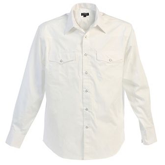 Gioberti Men's Solid Long Sleeve Western Shirt With Pearl Snap-on Buttons