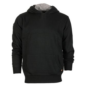 Gioberti Men's Knitted Pullover Hoodie Sweater With Soft Velvet Underlining