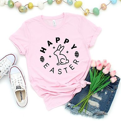 Simply Sage Market Happy Easter Eggs Short Sleeve Tee