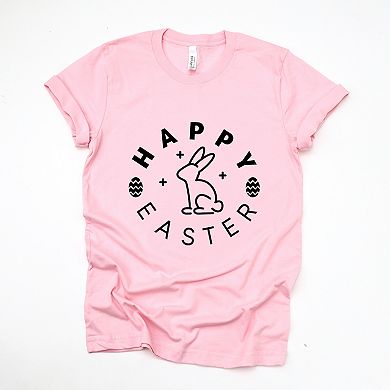 Simply Sage Market Happy Easter Eggs Short Sleeve Tee