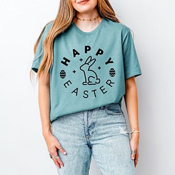 Simply Sage Market Happy Easter Eggs Short Sleeve Tee
