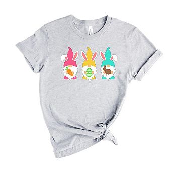 Easter Gnomes Short Sleeve Graphic Tee