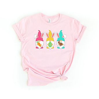 Easter Gnomes Short Sleeve Graphic Tee