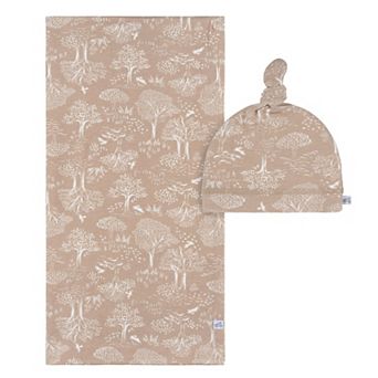 Baby Just Born® Baby Swaddle Blanket & Cap Set