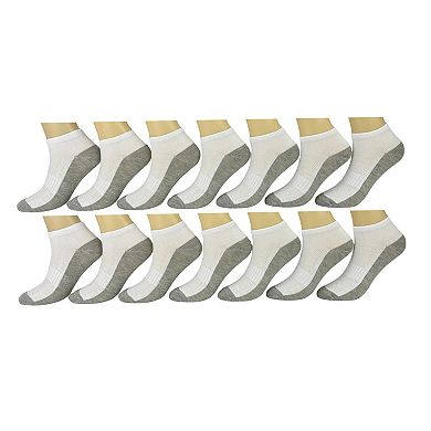 Boys 8-20 Tek Gear® 12-Pack + 2 Pair Free Lightweight Low Cut Performance Socks