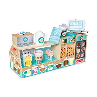 Melissa & Doug 35 pc Wooden Café Barista Coffee Shop