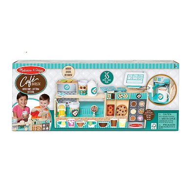 Melissa & Doug 35-pc. Wooden Café Barista Coffee Shop