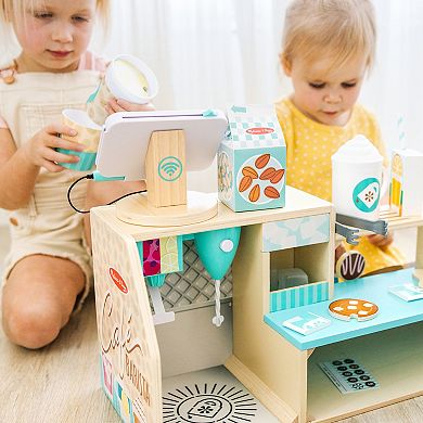 Melissa & Doug 35-pc. Wooden Café Barista Coffee Shop