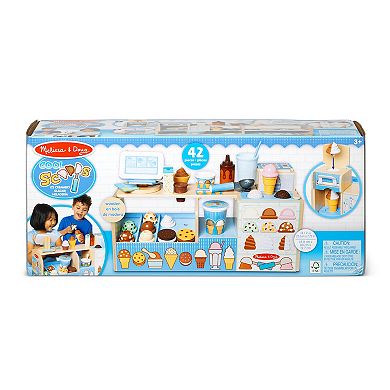 Melissa & Doug Wooden Cool Scoops Ice Creamery Play Food Toy