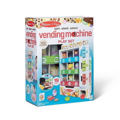 Melissa & Doug Sort, Stock, Select Wooden Vending Machine Play Set