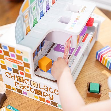 Melissa & Doug Wooden Chocolate Factory Pretend Play Set