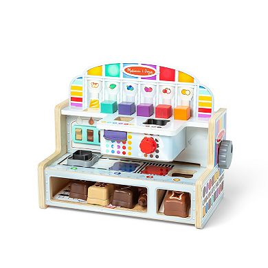 Melissa & Doug Wooden Chocolate Factory Pretend Play Set