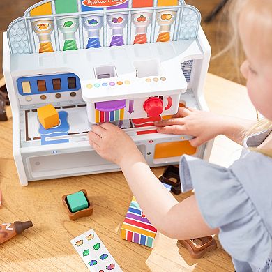 Melissa & Doug Wooden Chocolate Factory Pretend Play Set