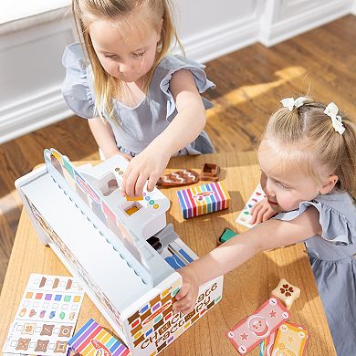 Melissa & Doug Wooden Chocolate Factory Pretend Play Set