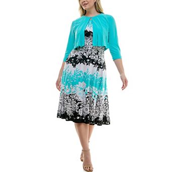 Women's Danny & Nicole 2 pc Cardigan & Dress Set