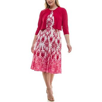 Women's Danny & Nicole 2 pc Cardigan & Dress Set