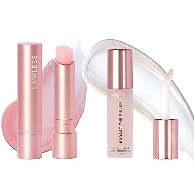 Plump & Pout Lip Balm and Lip Gloss Set