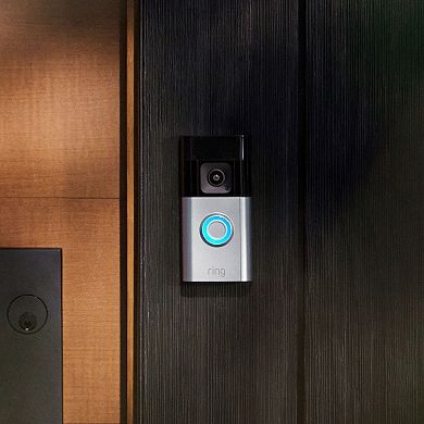 Ring Battery Doorbell Pro Smart Wi-Fi Video Doorbell - Satin Nickel
