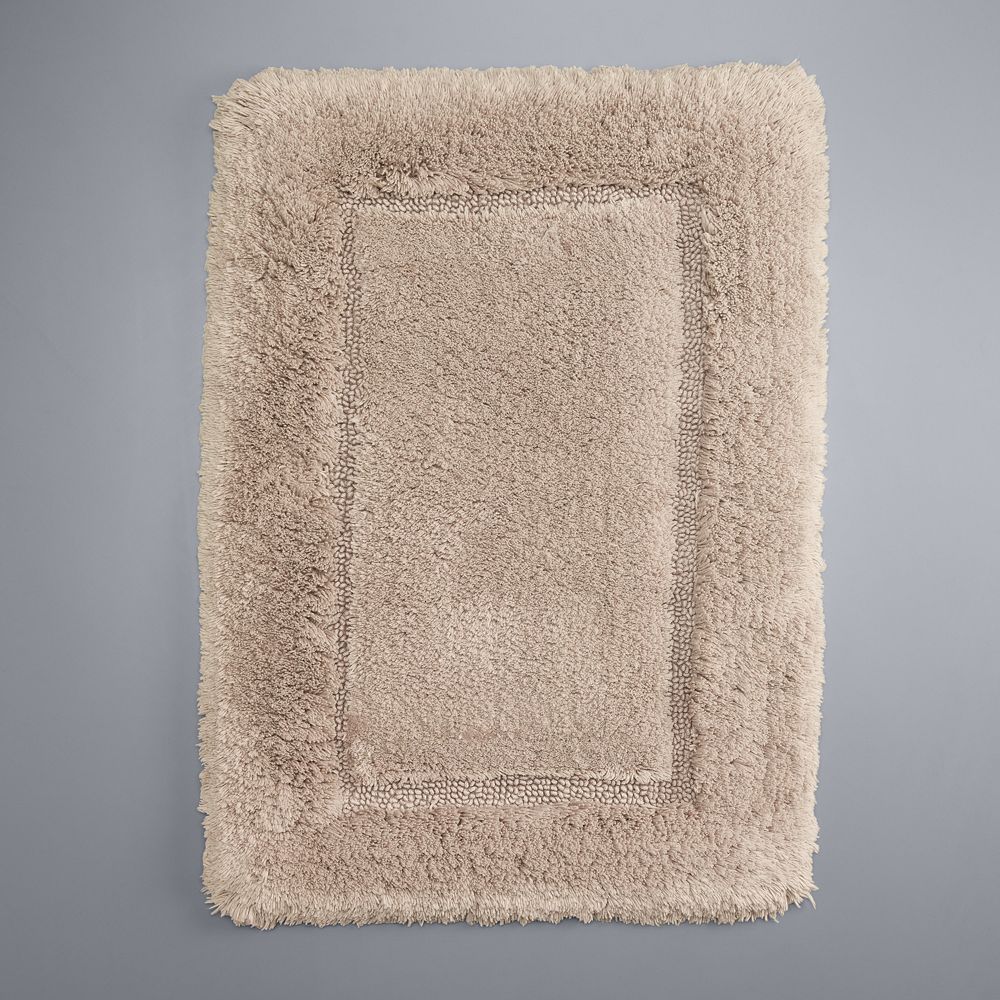 Vera Vera Wang Bathroom Rug - Size 22x40, Color Beige