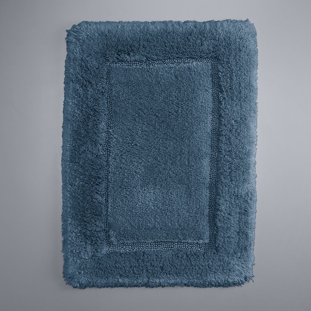 Simply Vera Vera Wang Egyptian Cotton Bathroom Rug - Ocean Blue, 17X24