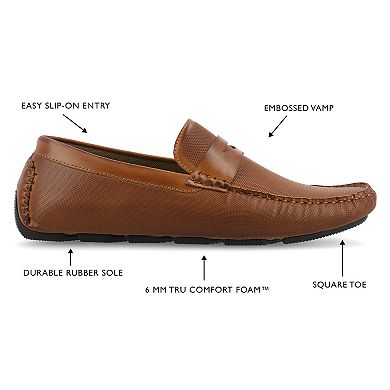 VANCE Isaiah Men's Tru Comfort Foam Driving Loafers