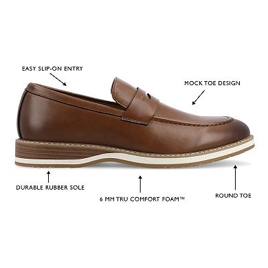 VANCE Kahlil Men's Tru Comfort Foam Slip-On Penny Loafers
