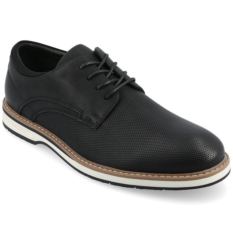 VANCE Leon Men's Tru Comfort Foam Casual Shoes, Size: 8, Black