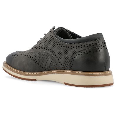 Vance Co. Patrick Men's Tru Comfort Foam Hybrid Oxford Shoes