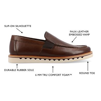 VANCE Dallas Men's Tru Comfort Foam Slip-On Loafers