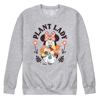 Disney's Minnie Mouse Men's Plant Lady Fleece Sweatshirt