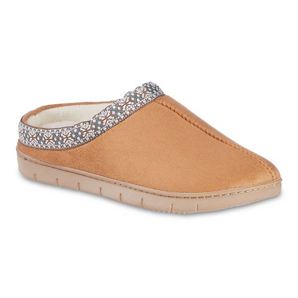 isotoner Clara Microsuede Women s Hoodback Slippers
