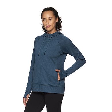 Women's Gaiam Flow Marled Hooded Jacket