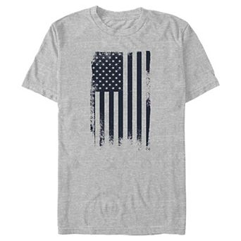 Big & Tall USA Flag Distressed Style Graphic Tee