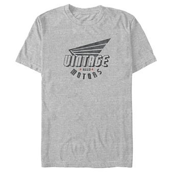 Big & Tall Vintage Motors Graphic Tee