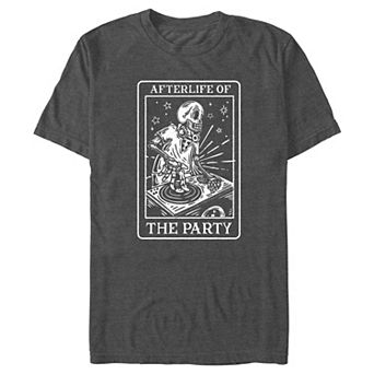 Big & Tall Afterlife Of The Party Card Graphic Tee