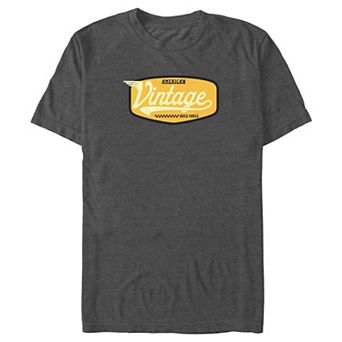 Big & Tall American Vintage Auto Parts Graphic Tee