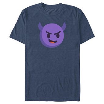 Big & Tall Purple Devil Emoji Graphic Tee