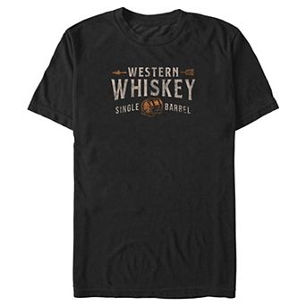 Big & Tall Western Whiskey Single Barrel Graphic Tee