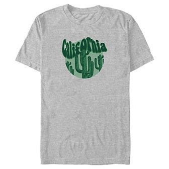 Big & Tall California Cactuses Graphic Tee