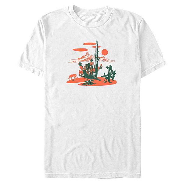 Big & Tall Vintage Desert Scene Graphic Tee