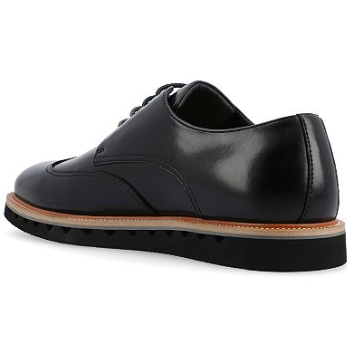 VANCE Evander Men's Tru Comfort Foam Wingtip Derby Shoes