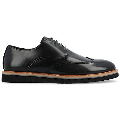 VANCE Evander Men's Tru Comfort Foam Wingtip Derby Shoes