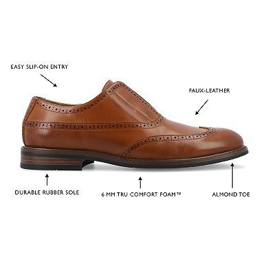 VANCE Nikola Men's Tru Comfort Foam Oxford Dress Shoes