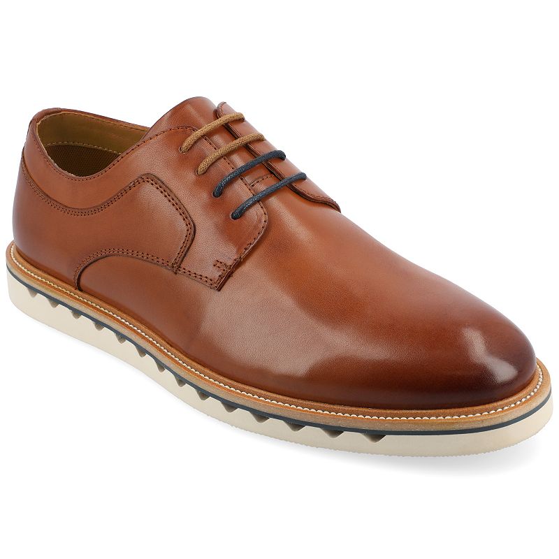 VANCE William Men's Tru Comfort Foam Lace-up Derby Shoes, Size: 8.5, Red