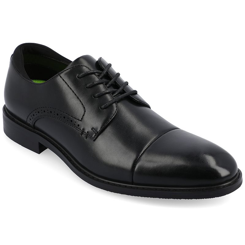 VANCE Maning Men's Tru Comfort Foam Lace-up Derby Shoes, Size: 11, Black