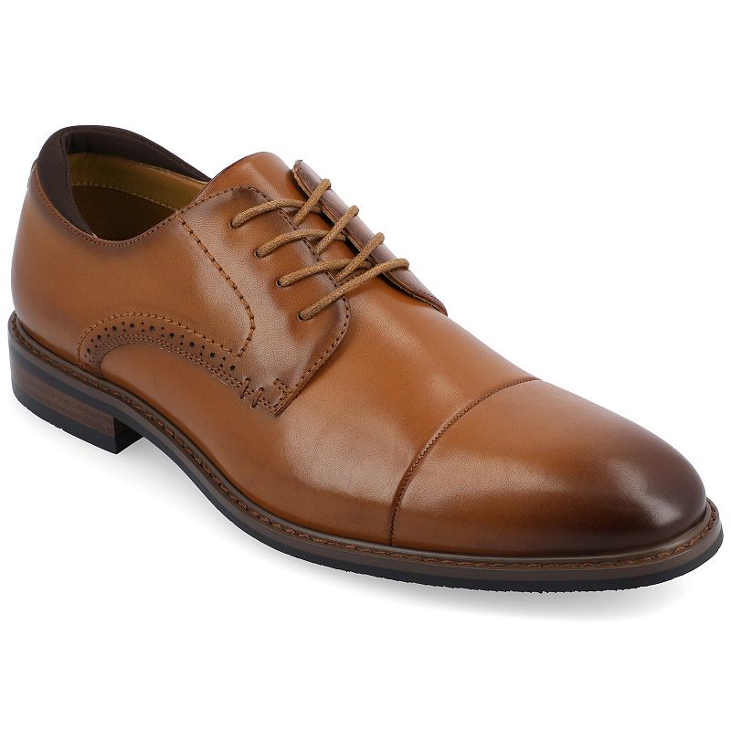 VANCE Maning Men's Tru Comfort Foam Lace-up Derby Shoes, Size: 13, Red