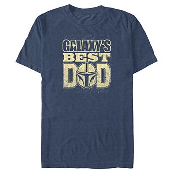 Big & Tall The Mandalorian Galaxy's Best Dad Graphic Tee