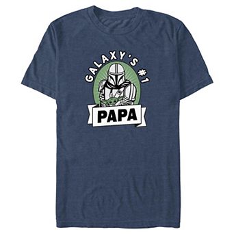 Big & Tall The Mandalorian Galaxy's #1 Papa Graphic Tee