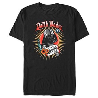 Big & Tall Star Wars Darth Vader Tattoo Graphic Tee