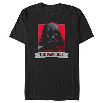 Big & Tall Star Wars The Power Of Dark Side Graphic Tee